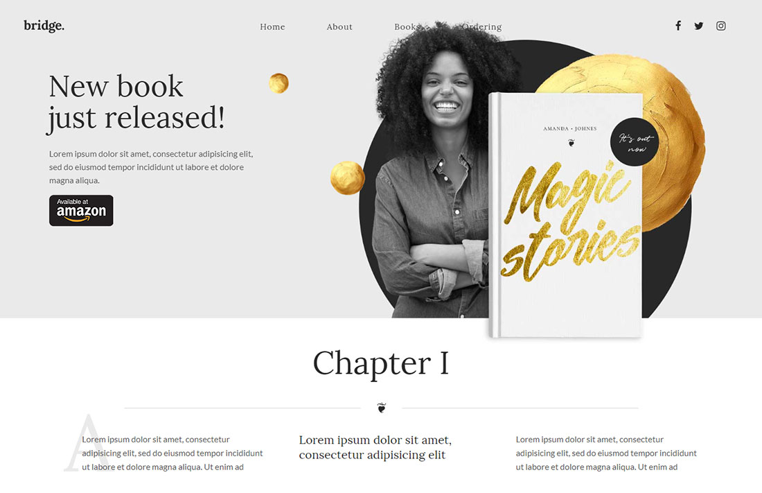 More features and experiences are in : 34 Best Wordpress Themes For Writers Authors 2021 Colorlib