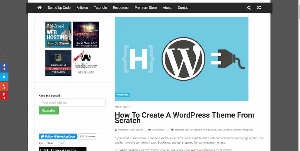 Marketing business website | how to written by: 17 Tutorials on How to Create a WordPress Theme 2021 - Colorlib