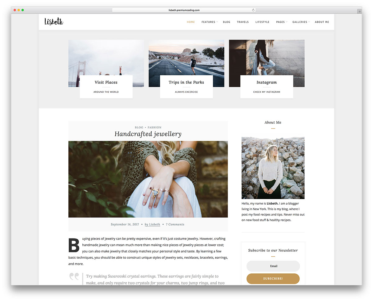 Present your content in a beautiful way. 60 Best Personal Blog WordPress Themes 2020 - Colorlib