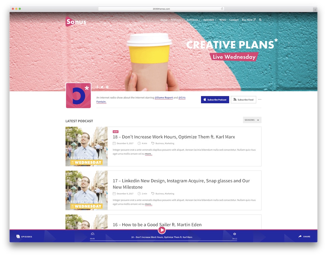 Kelly main published september 28, 2020 kelly is a former google tech entrepreneur and apple developer who has counseled businesses of all sizes and growth stages. 18 Best Podcasting WordPress Themes 2020 - Colorlib