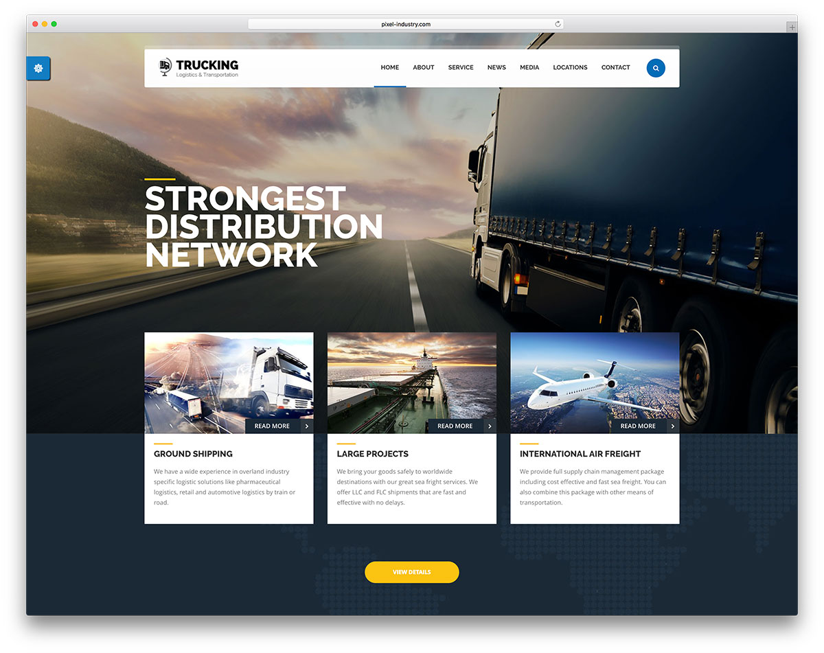 Create wordpress website with the best free wordpress themes. 30 Top Transportation & Logistics WordPress Themes 2020 - Colorlib