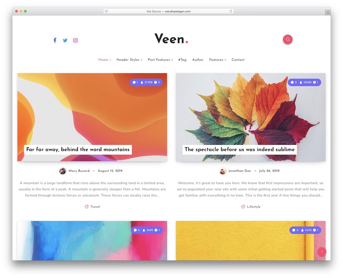 Top minimal wordpress themes for writers · 1. 39 Simple WordPress Themes for Writers & Authors 2021 - Colorlib