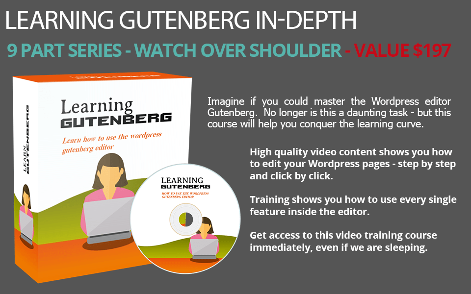 Installation tutorial video (2 min) Learning WP Gutenberg - Color My Agenda