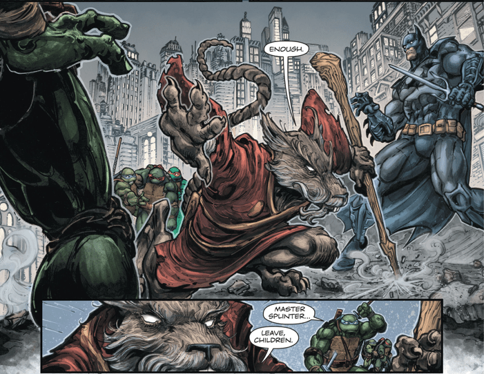 Batman Vs Master Splinter Comicnewbies