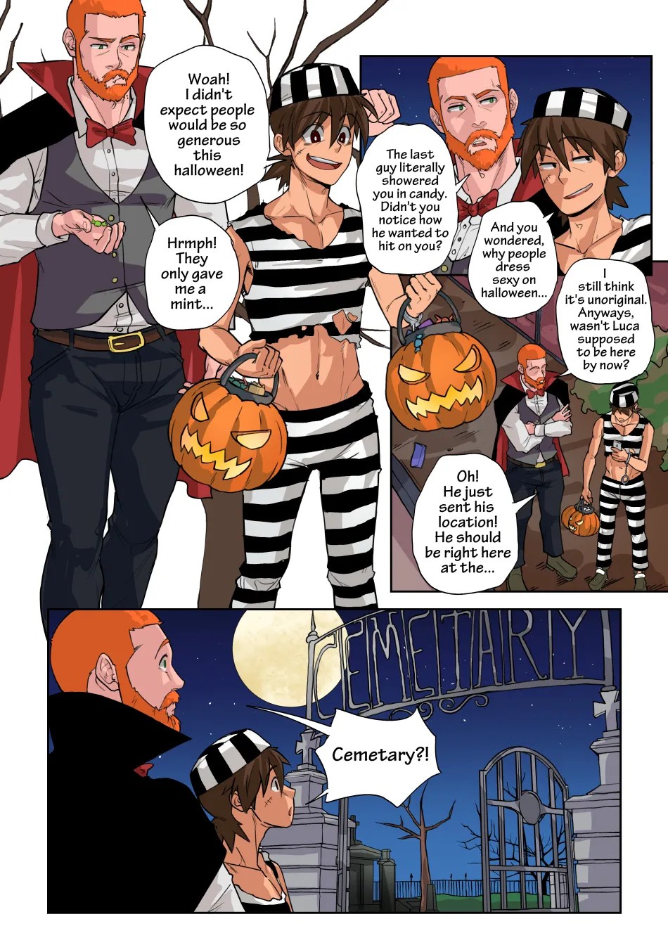 Yaoi porn comics Halloween Special
