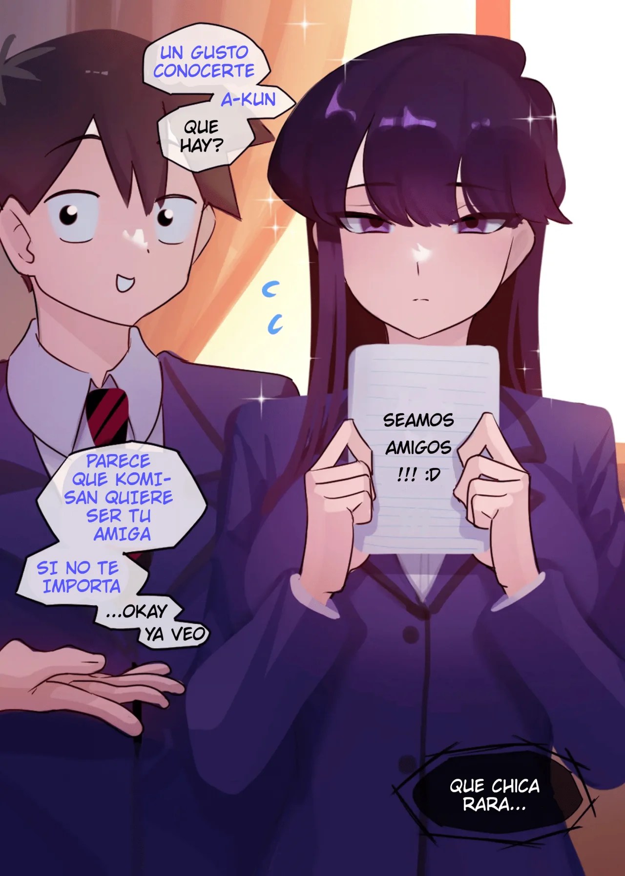 Komi san y su nuevo amigo - Punpunn | Comics porno