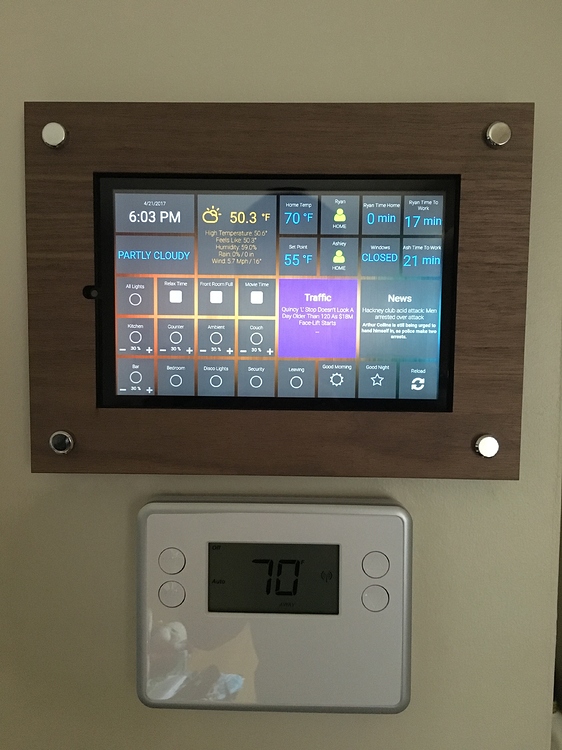 With home assistant it is much . Wall mounted touchscreen - Share your Projects! - Home Assistant Community