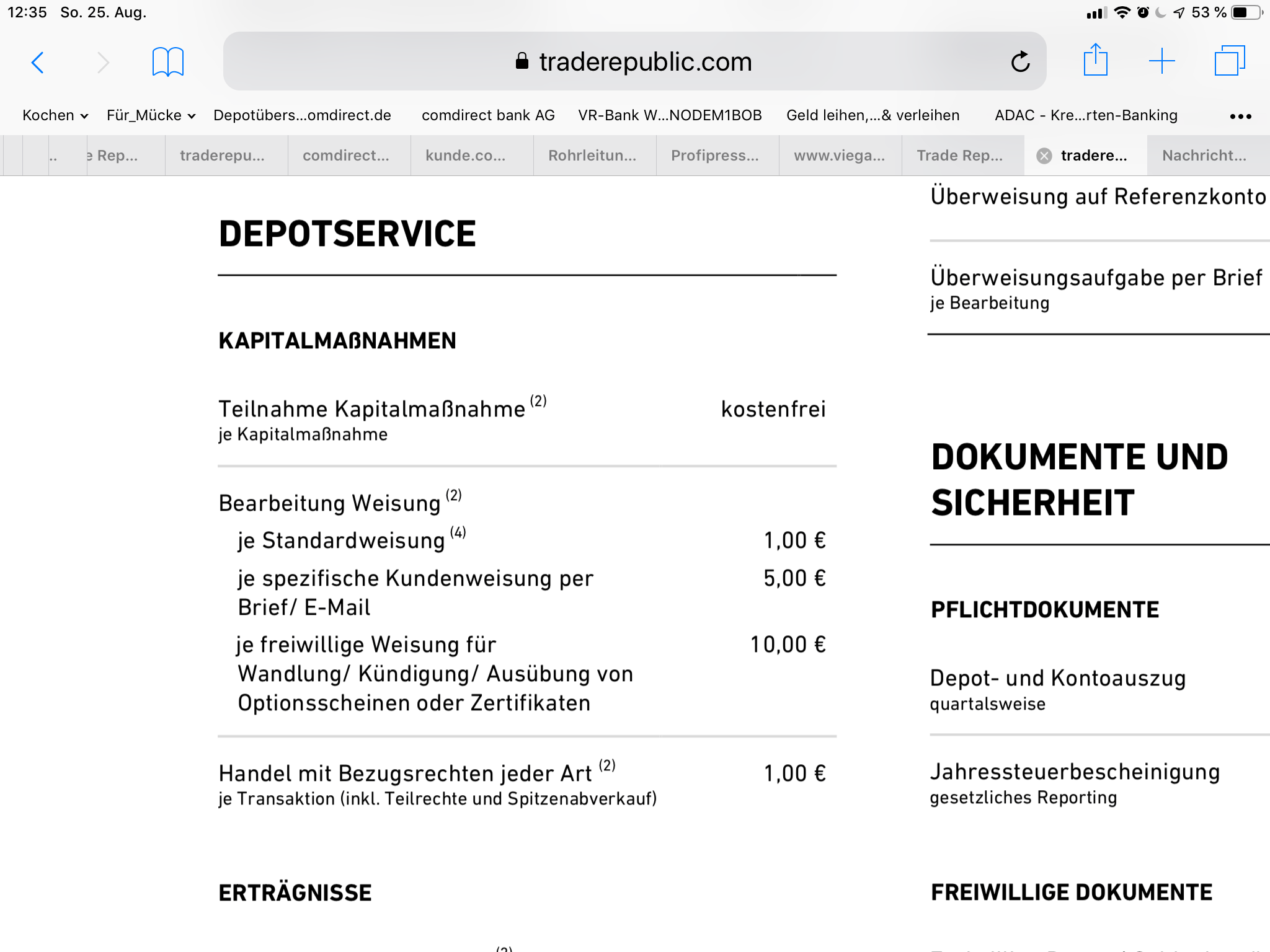 Somit informiert er, ähnlich einem kontoauszug, über den finanzstatus des wertpapierdepots. Meinungen Zu Trade Republic Seite 7 Comdirect