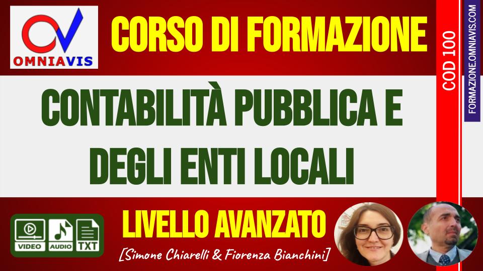 Cod100 - Contabilità Pubblica E Degli Enti Locali - Lezioni - Community Omniavis 540_x_960_jpg