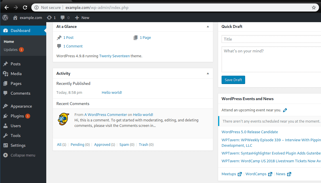The server should run a debian 8 (64bit) . Setup Wordpress Website On Arch Linux Manjaro Computingforgeeks