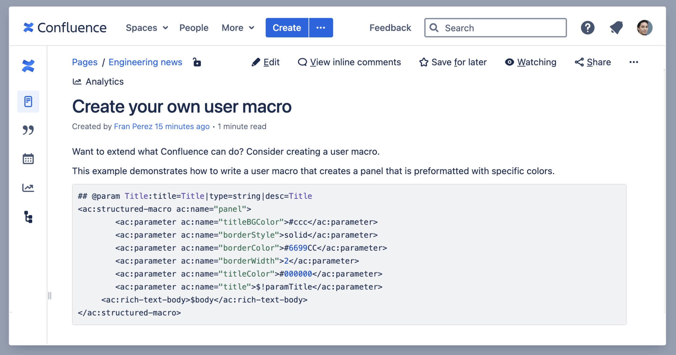 Lstrip() and rstrip() function trims the left and right space respectively. Code Block Macro Confluence Data Center And Server 7 12 Atlassian Documentation