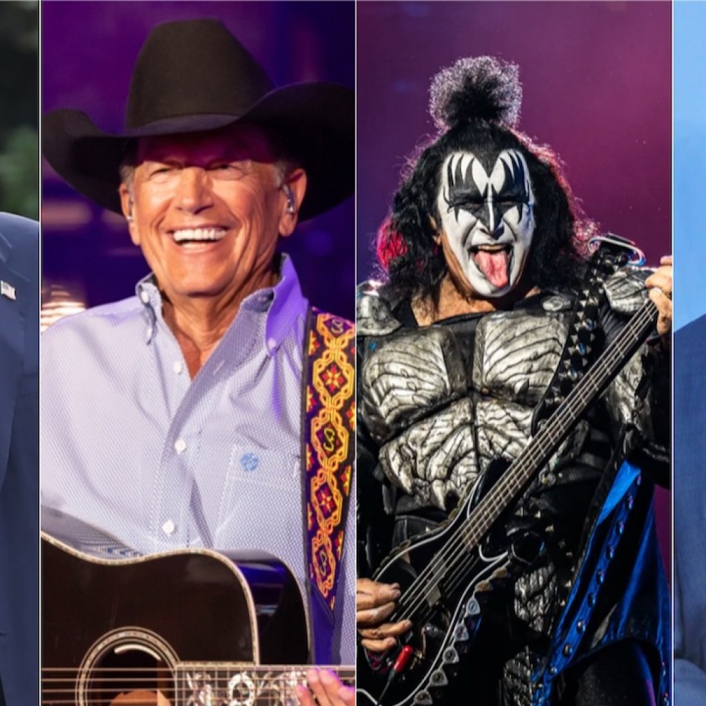 Trump's 2025 Kennedy Middle Honors Embody KISS, Sly Stallone, and George Strait