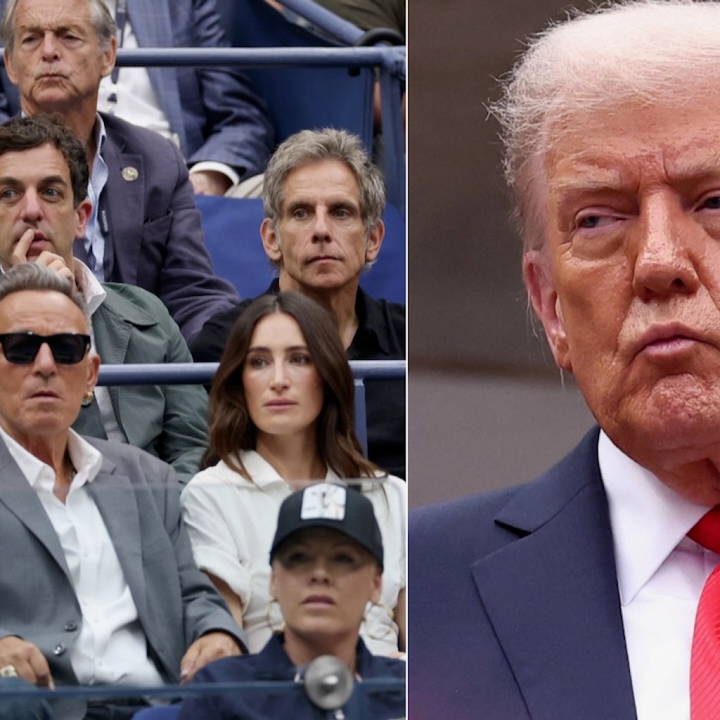 Bruce Springsteen and Donald Trump Discover Themselves Face to Face at US Open