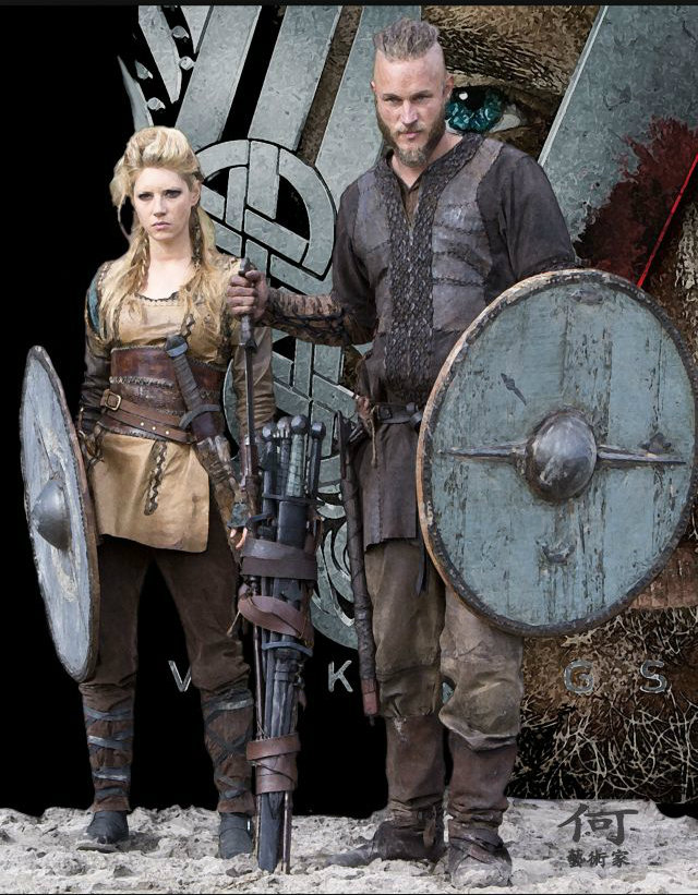 Vikings Tv Show Season 1: Ragnar And Lagertha Costumes With Bonus Hair Instruction How To : 4 Steps - Instructables 411_x_320_jpg