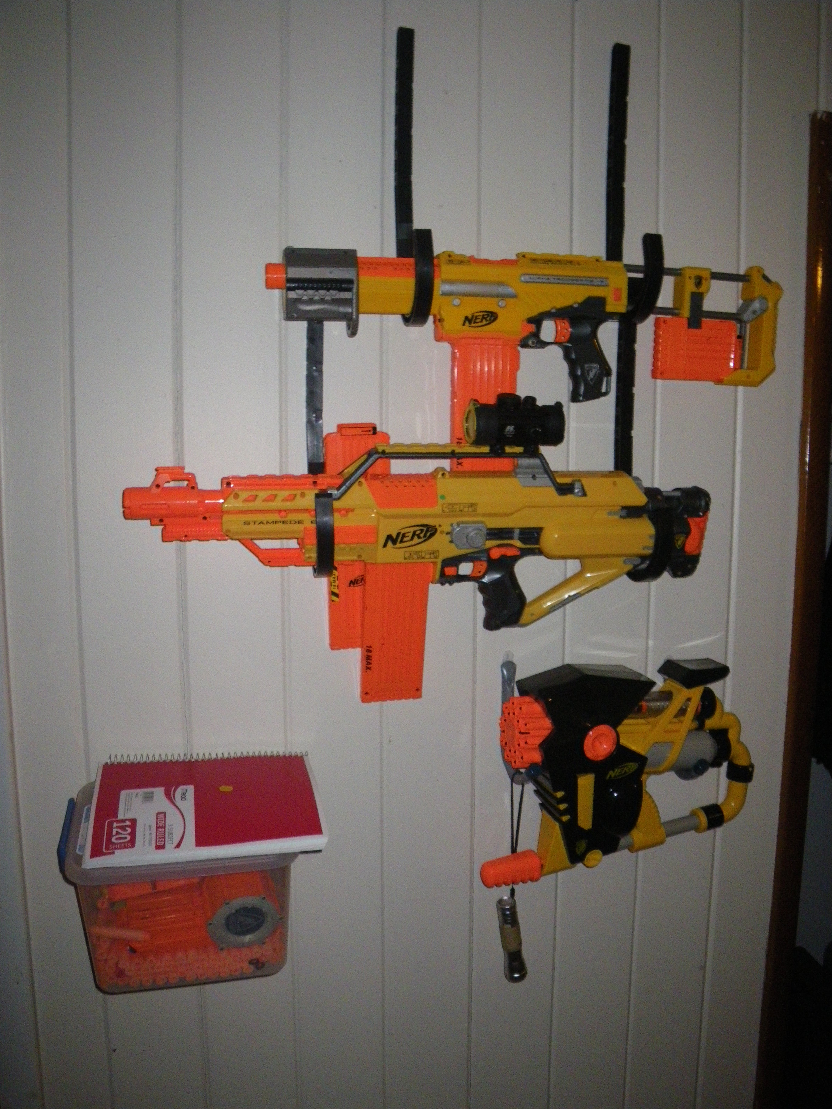 Diy Nerf Gun Wall Rack Wall Control Pegboard Nerf Gun Wall Rack Nerf Blaster Wall Organizer Room Modern Kids By Wall Control It Actually Works But I Recommend Not Doing