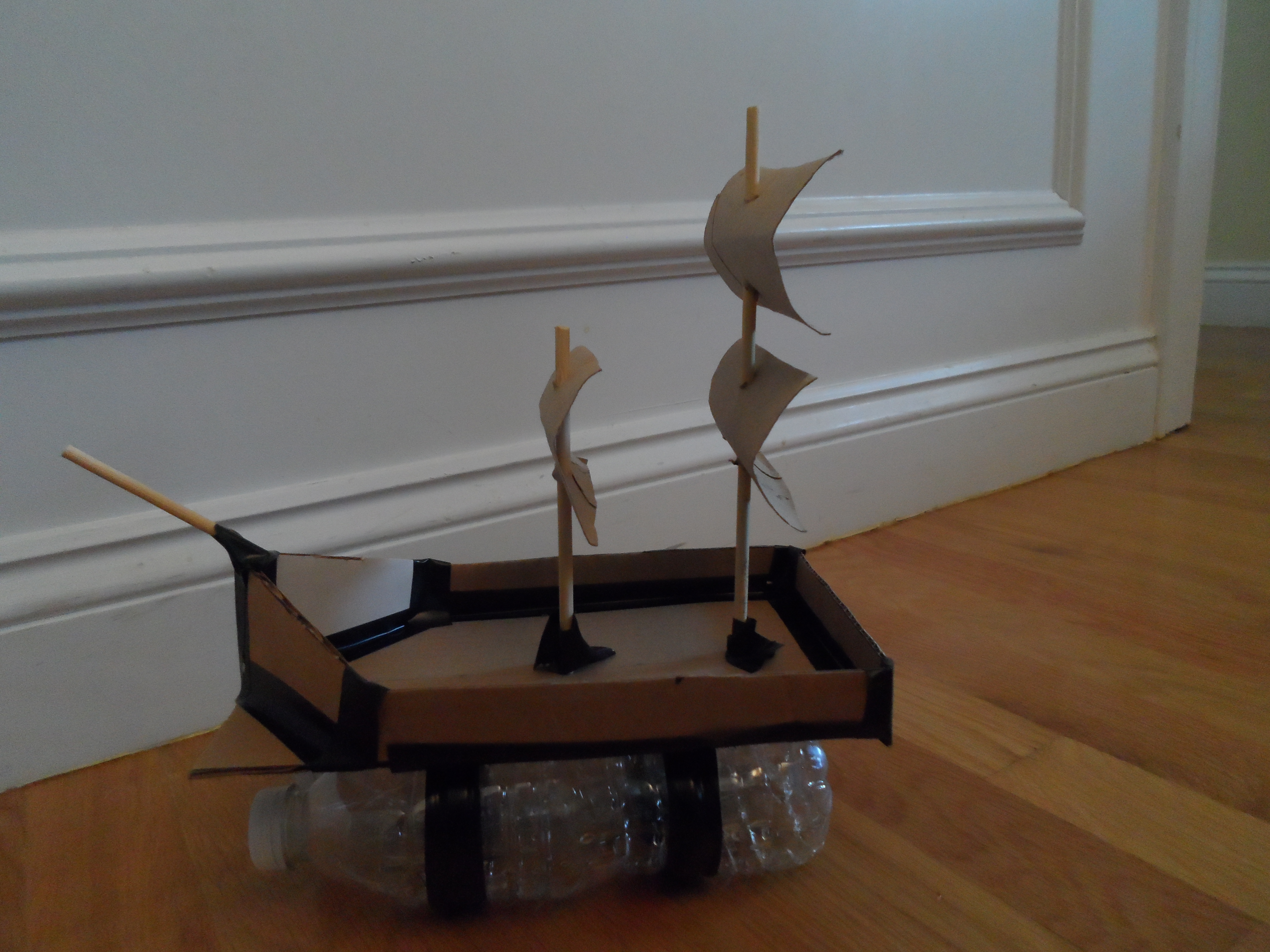 Fantastic ideas to make a toy boat with your child. How To Make A Toy Boat From Recycled Material 17 Steps With Pictures Instructables