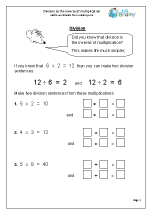 division maths worksheets for year 3 age 7 8