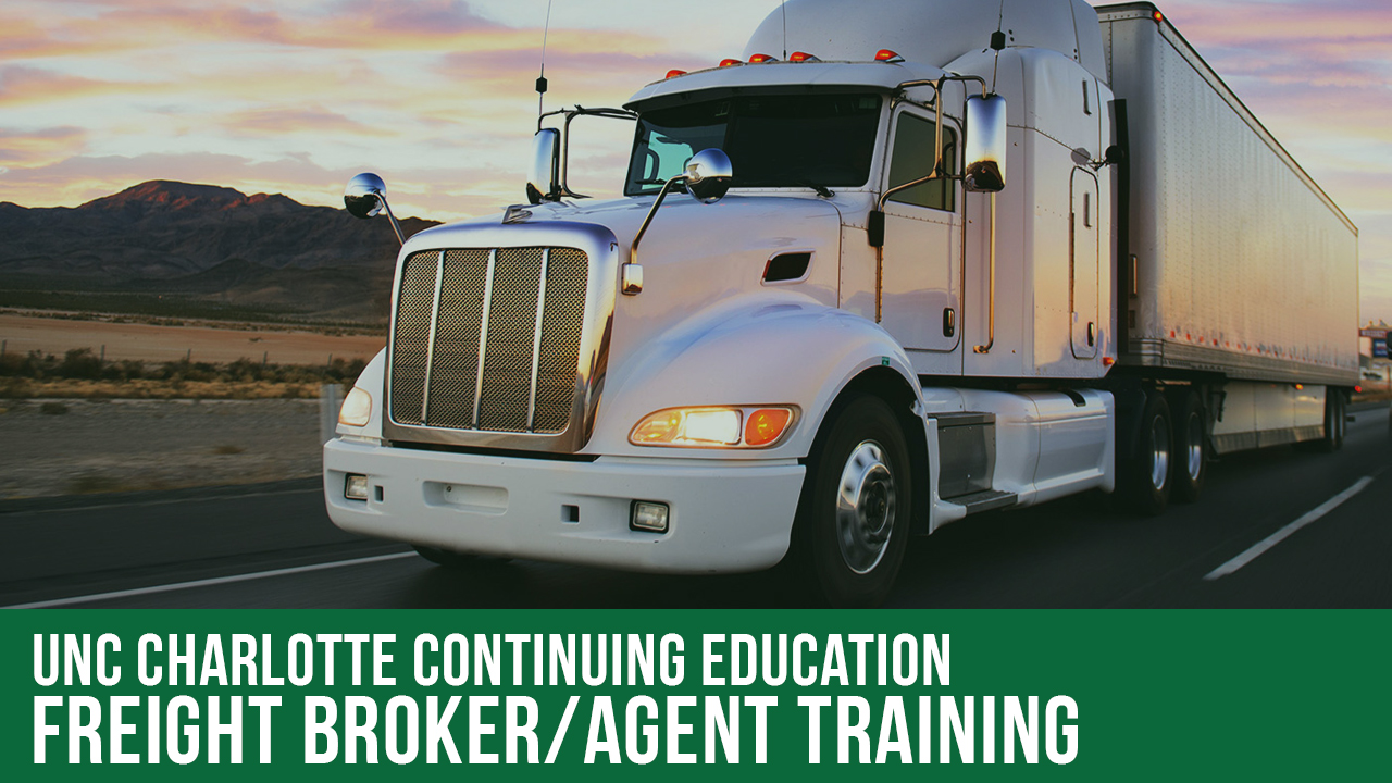 · designate process agents for every u.s. Edg480 Freight Broker Training Unc Charlotte Continuing Education