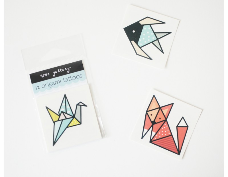 Cool Little Origami Temporary Tattoos For Kids - Cool Mom Picks 624_x_800_jpg