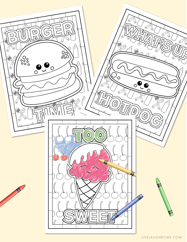 S'mores Coloring Page - Black Lined Hand Drawn S Mores Clip Art Set Digitally Etsy -