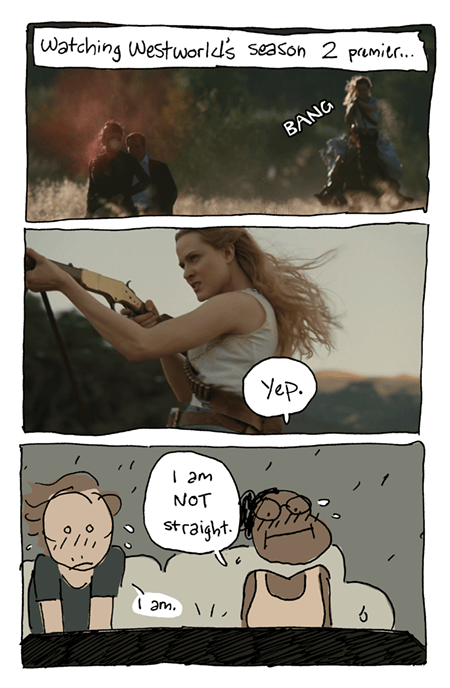 is due west straight??