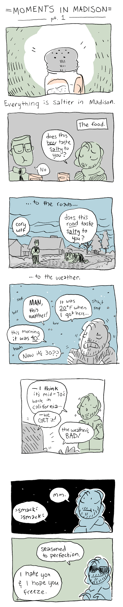 does this saltiness taste salty to you??