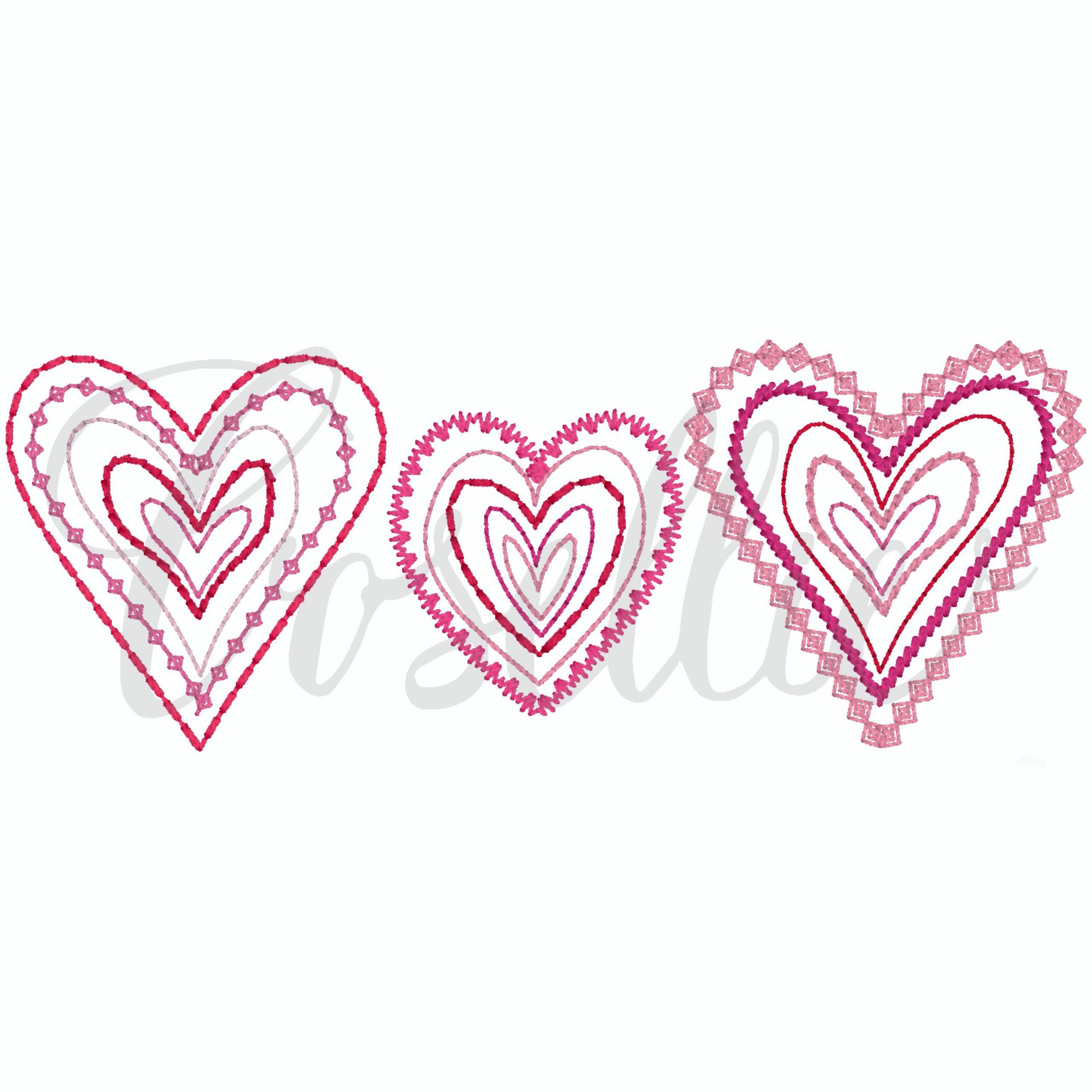 How to draw a perfect heart step by step. Simple Heart Sketch Embroidery Design Valentines Cosellie