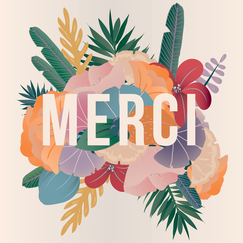 Carte Remerciements Sonia Vioix Merci Editions Cote Bord Eau