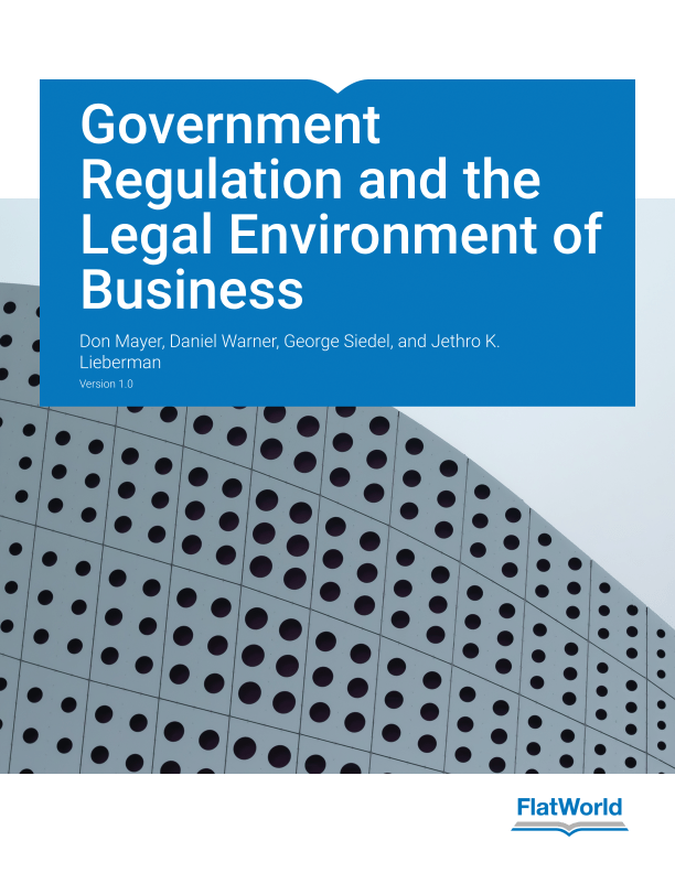 15/02/2022 · government business regulation is the primary vehicle for the government. Government Regulation And The Legal Environment Of Business V1 0 Textbook Flatworld