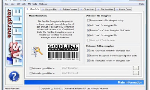 Fast File Encryptor 8.7 incl keygen