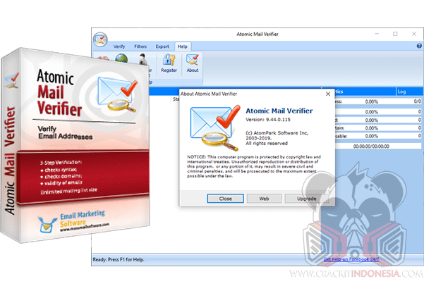 View free email verification software ; Atomic Mail Verifier V9 44 0 115 Cracked Crackit Indonesia