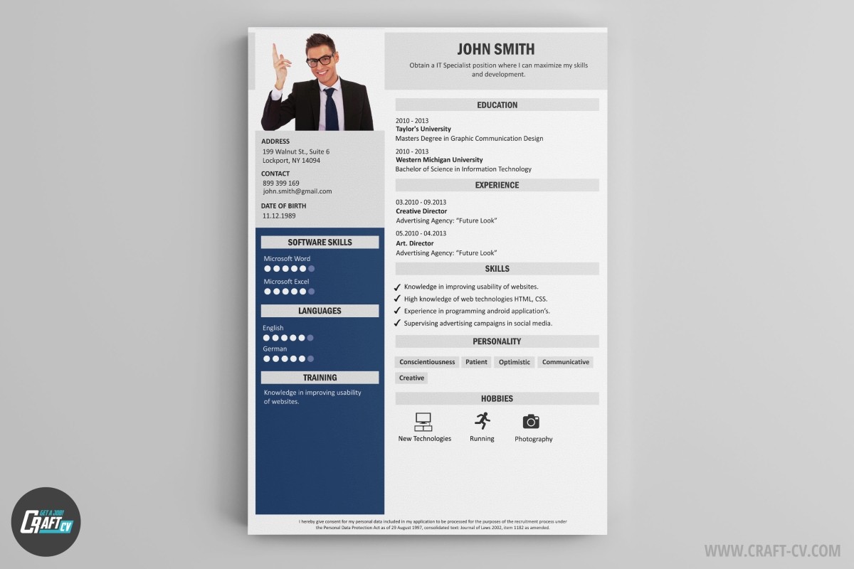 Examples of cv and curriculum vitae samples for all freshers and experienced. CV Maker | Professional CV Examples | Online CV Builder | CraftCv