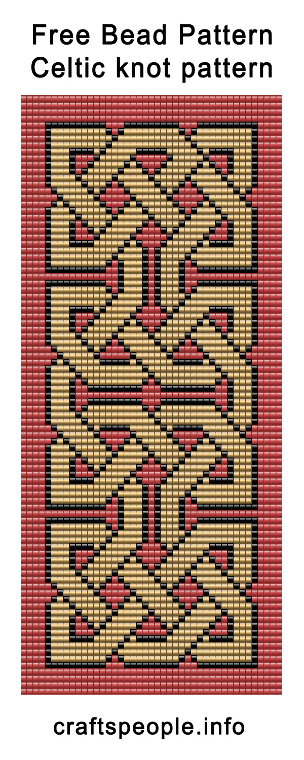 For this little piece, what you are going to make, cut Bead Pattern Celtic Knot Pdf Craftspeople