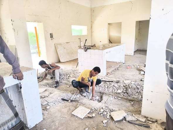 انطلاق أعمال ترميم المعهد التقني الزراعي في لحج بعد سنوات من التوقف