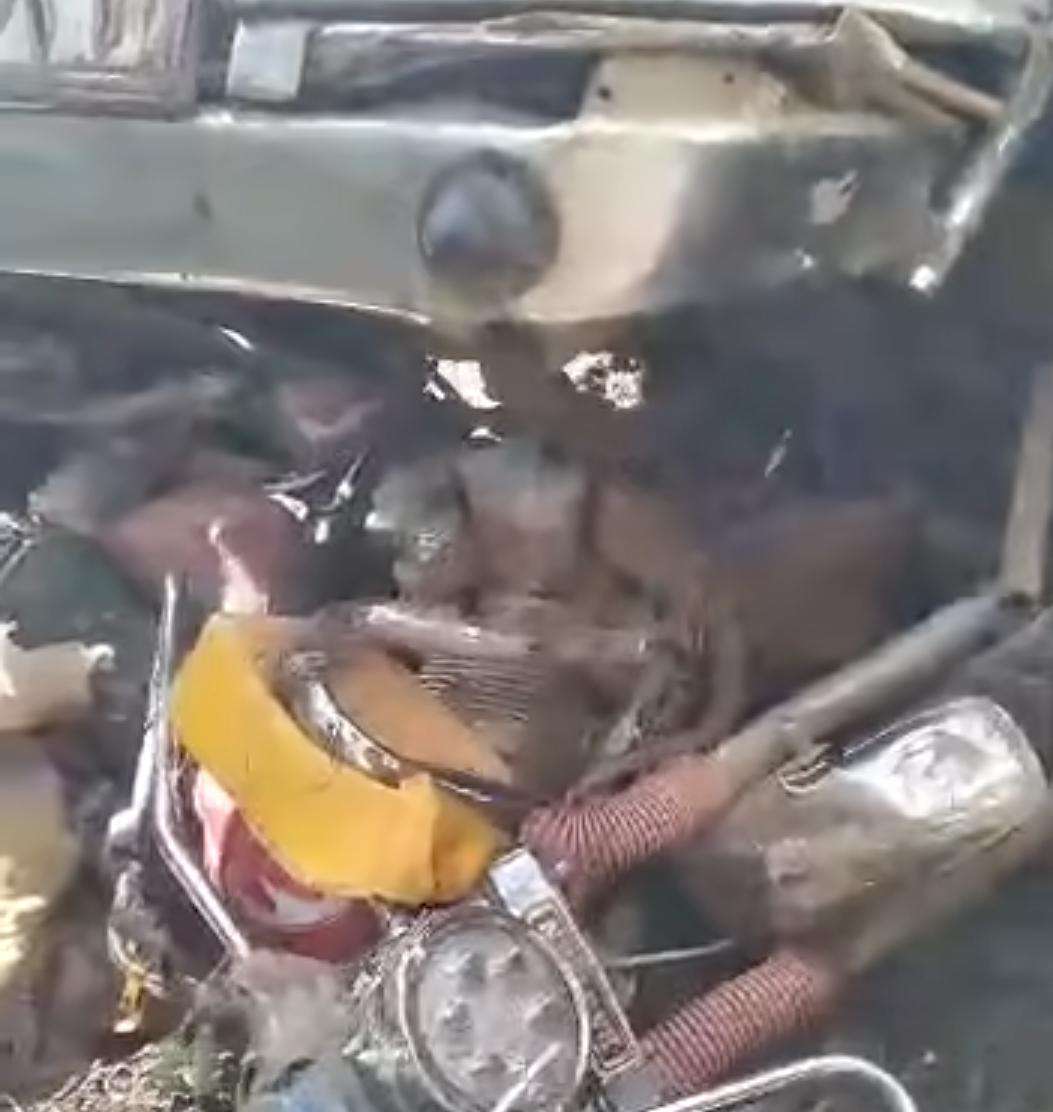 حادث مروري خطير في وصاب العالي مع أنباء عن مصابين