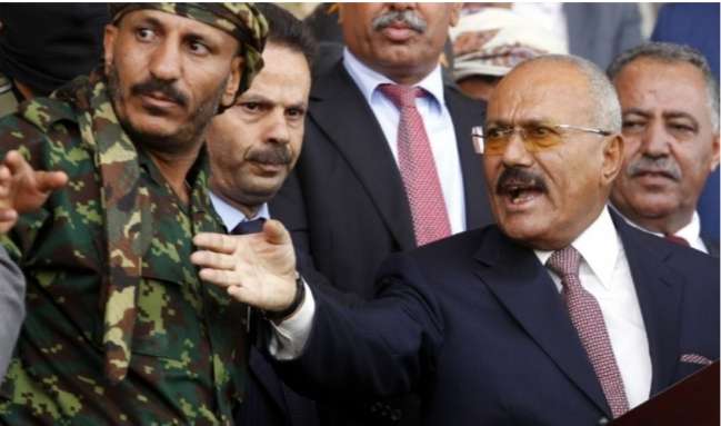 شاهد بالصورة .. نشر صورة نادرة لنجل صالح