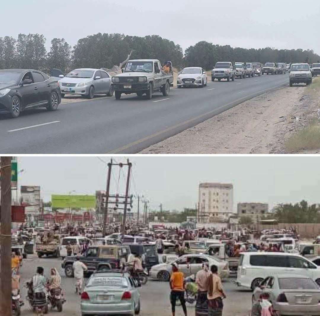 مواكب قبائل ردفان تصل إلى صبر في طريقها نحو عدن مواكب قبائل ردفان تصل إلى صبر في طريقها نحو عدن