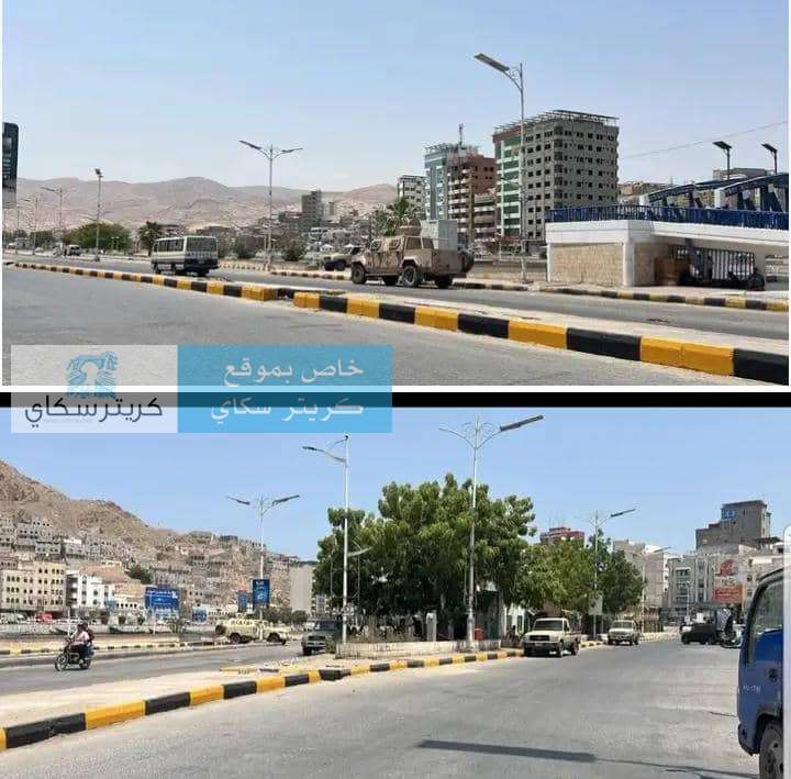 عاجل:انتشار عسكري كبير قبيل مظاهرة للانتقالي عاجل:انتشار عسكري كبير قبيل مظاهرة للانتقالي