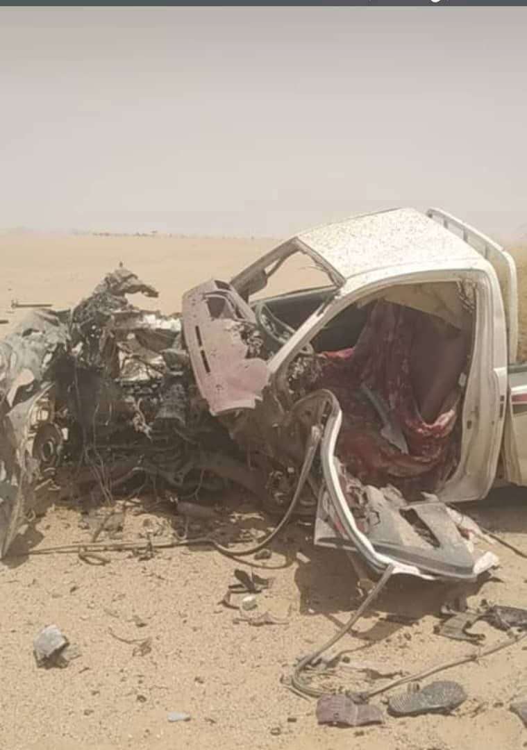 إصابة عائلة كاملة بانفجار لغم شرق الجوف