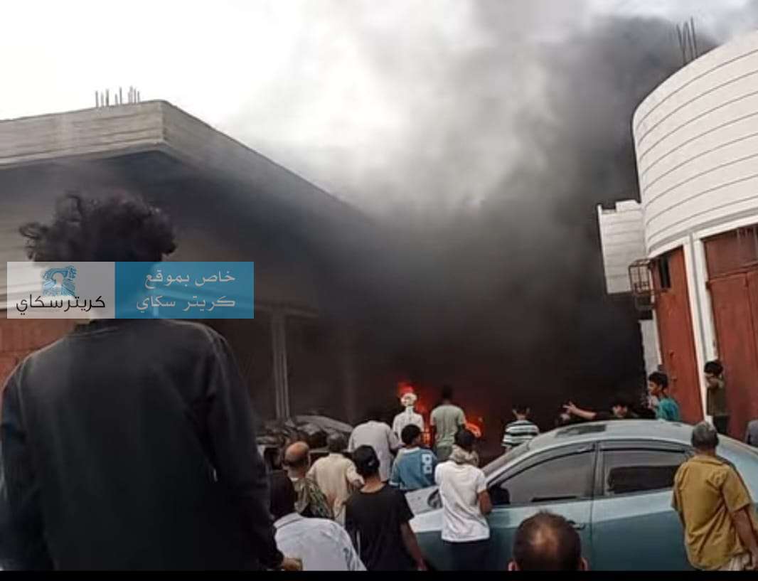 عاجل:اندلاع حريق هائل جديد بالمعلا
