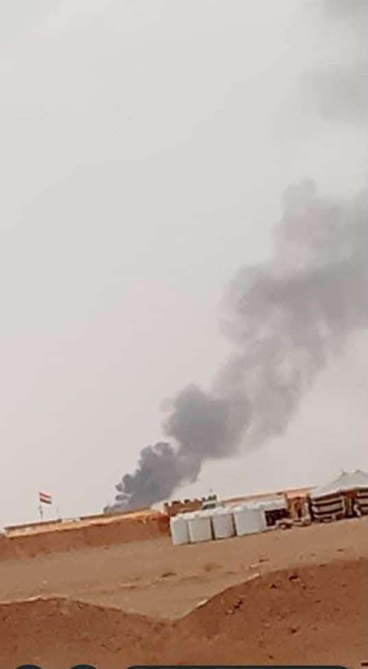 عاجل .. مصادر: الحوثيون يستهدفون معسكرًا لقوات درع الوطن في الوديعة(اول صورة لمجزرة مأرب)