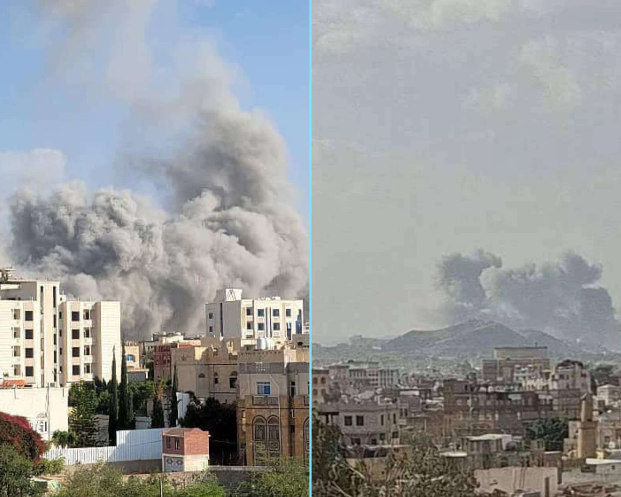 الكشف عن منزل التاجر الذي استهدفه الطيران أمس بصنعاء الكشف عن منزل التاجر الذي استهدفه الطيران أمس بصنعاء