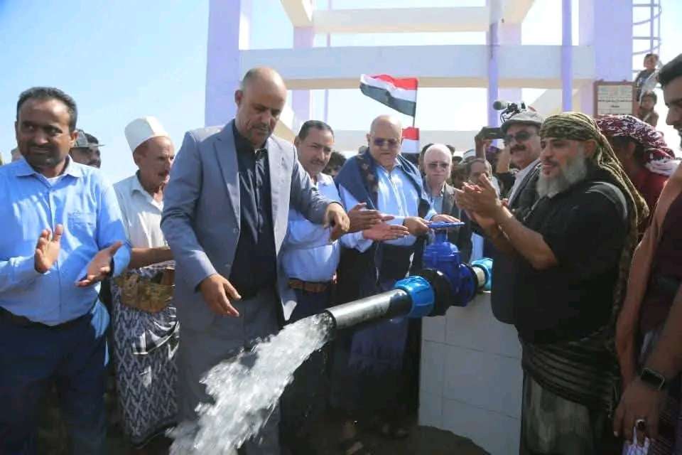 مشاريع مياه الريف بمحافظة تعز ترسم صفحة مشرقة في سجل التنمية الريفية