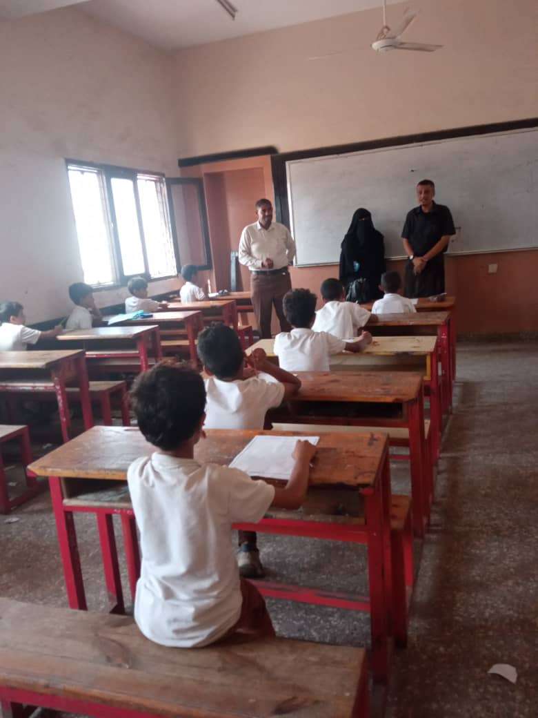 زيارة مدرسة خالد بن الوليد بعدن