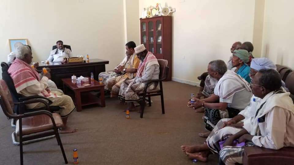 قيادة انتقالي تريم تزور الوكيل المساعد لمحافظ حضرموت لشؤون الشباب