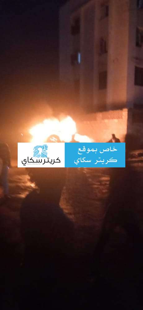 عاجل : كريتر سكاي ينشر صورة اولية لأثار الانفجار الذي هز عدن