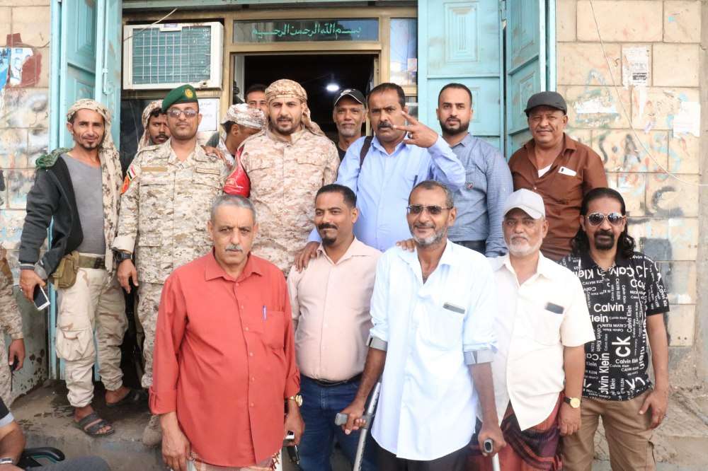إعادة افتتاح مكتب جمعية جرحى عدن من قبل الإدارة المنتخبة