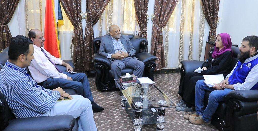 مناقشة التدخلات الانسانية لمنظمة الهجرة الدولية بوادي وصحراء حضرموت
