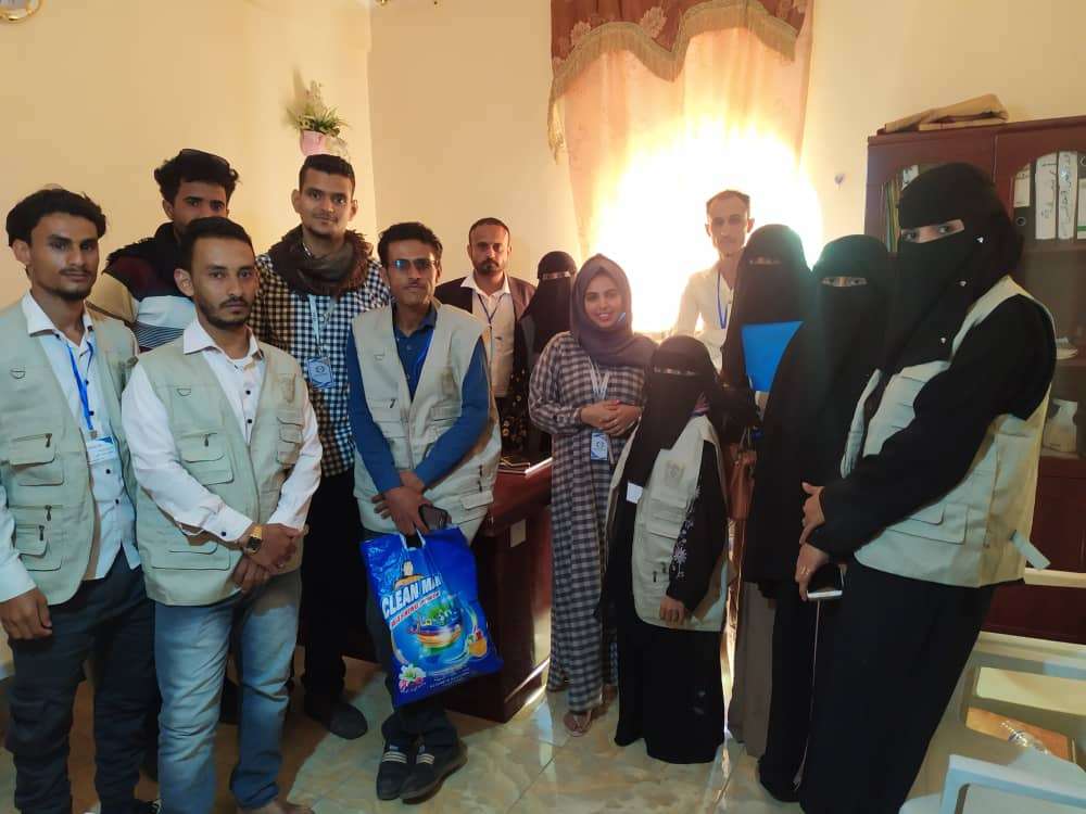 منظمة الف باء مدنية وتعايش تزور مؤسسة الايادي الامنة للبراعم التنموية بالضالع