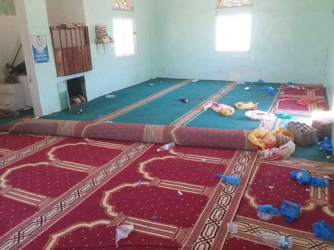 صورة لإحدى مساجد تعز تثير غضبا واسعا